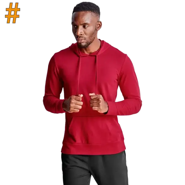 Cotton Polly Mens Active Hoodie