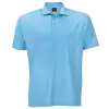 Cotton Polly 175gm Pique Knit Mens Golf Shirts Blue