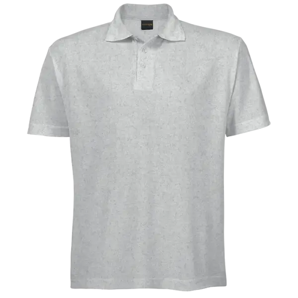 Cotton Polly 175gm Pique Knit Mens Golf Shirts Ice Melange