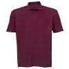 Cotton Polly 175gm Pique Knit Mens Golf Shirts Maroon