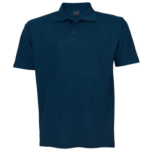 Cotton Polly 175gm Pique Knit Mens Golf Shirts Navy