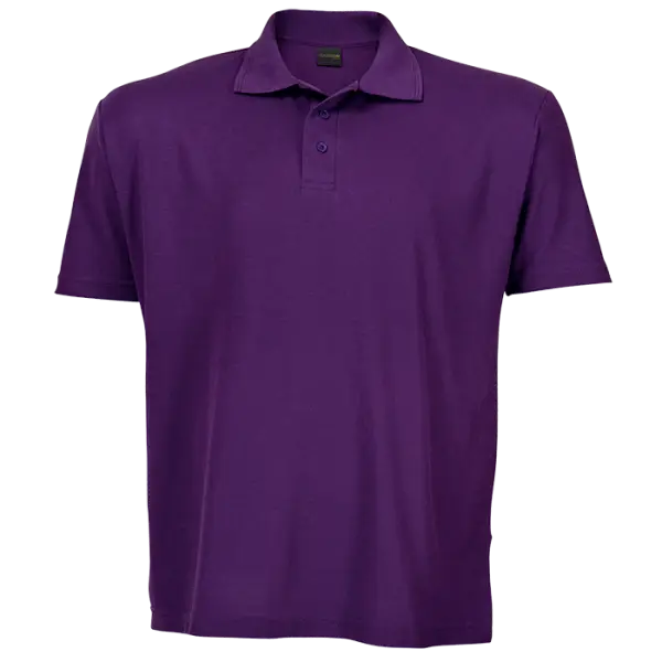 Cotton Polly 175gm Pique Knit Mens Golf Shirts Purple