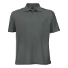 Cotton Polly 175gm Pique Knit Mens Golf Shirts Steel Grey