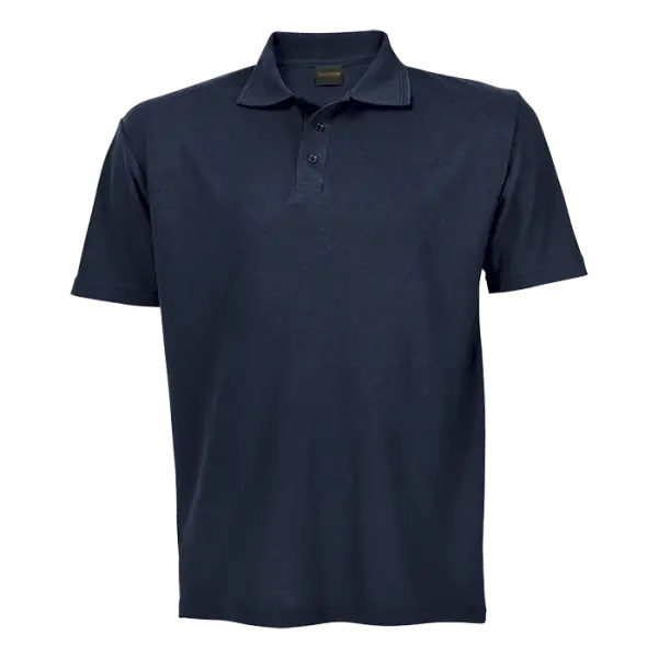 Cotton Polly 175gm Pique Knit Mens Golf Shirts Dark Navy