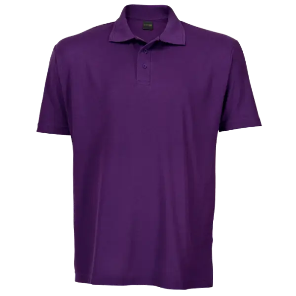 Cotton Polly Golf Shirt - Kiddies - Pique Knit Purple