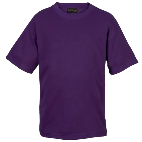 Cotton Polly 145gm 100% Cotton Kiddies T-Shirt Purple