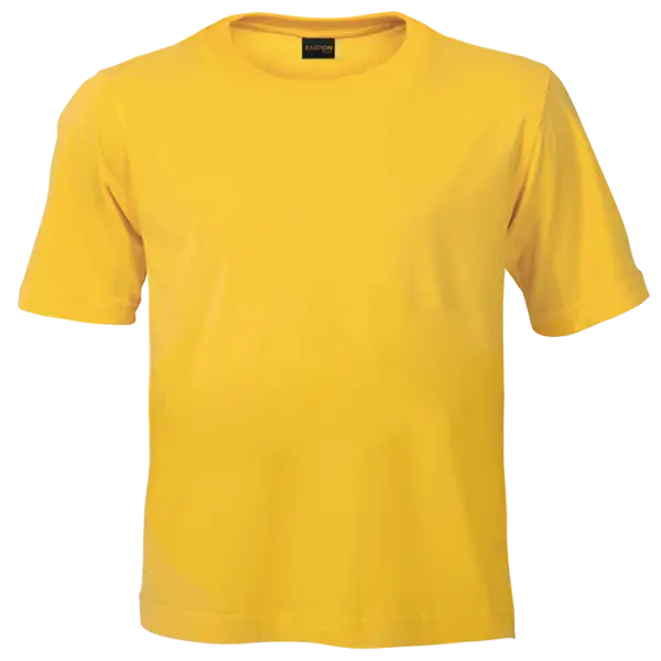 Cotton Polly 145gm 100% Cotton Kiddies T-Shirt Yellow