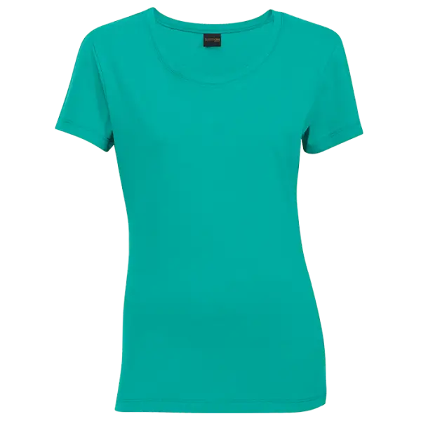 Cotton Polly Ladies 170gm Crew Neck T-Shirt Dusty Aqua