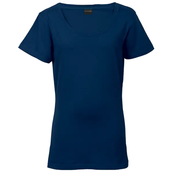 Cotton Polly Ladies 170gm Crew Neck T-Shirt Navy