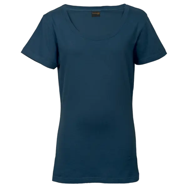 Cotton Polly Ladies 170gm Crew Neck T-Shirt Dusty Blue