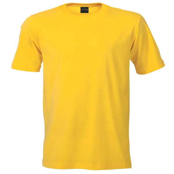 Cotton Polly High Quality 180gm t-Shirt Yellow