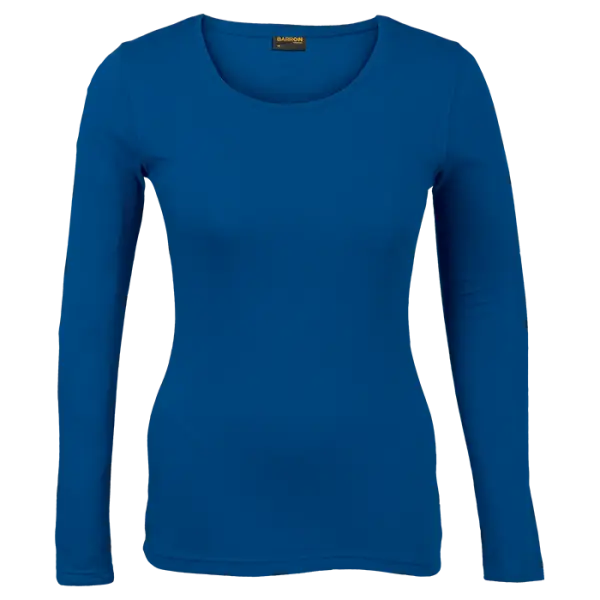 Ladies 145gm Long Sleeve T-Shirt Royal