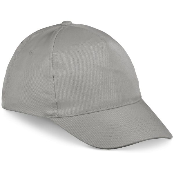 Cotton Polly Classic 5 Panel Cap Grey