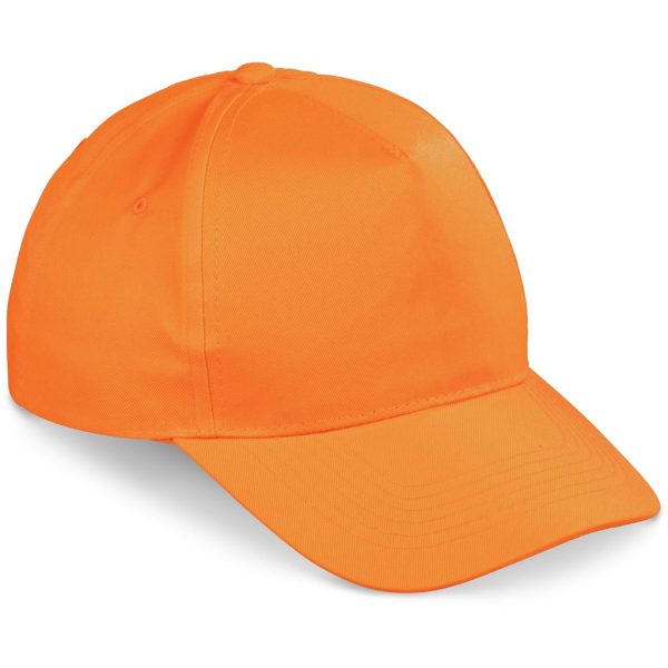 Cotton Polly Classic 5 Panel Cap Orange