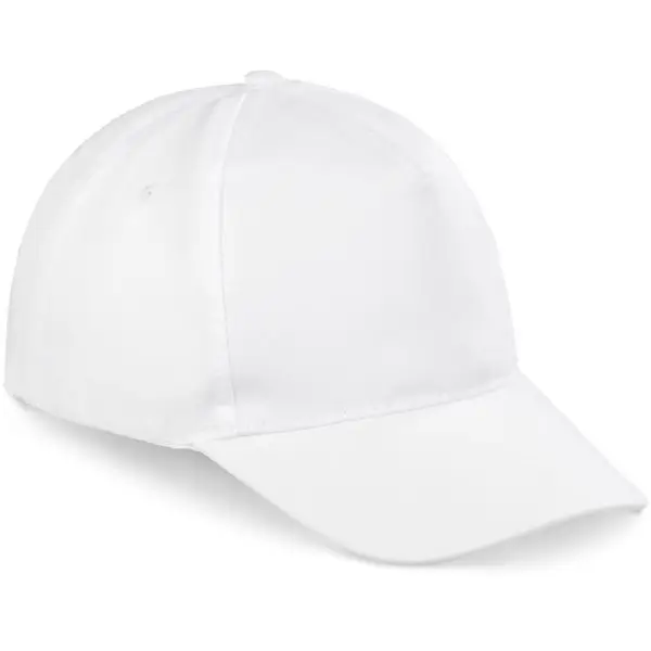 Cotton Polly Classic 5 Panel Cap White