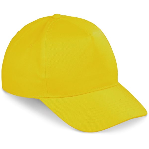 Cotton Polly Classic 5 Panel Cap Yellow