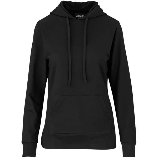 Cotton Polly Ladies Active Hoodie Black