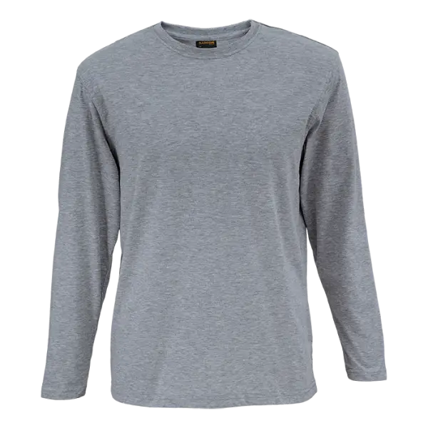 Cotton Polly Mens Long Sleeve T-Shirt Grey