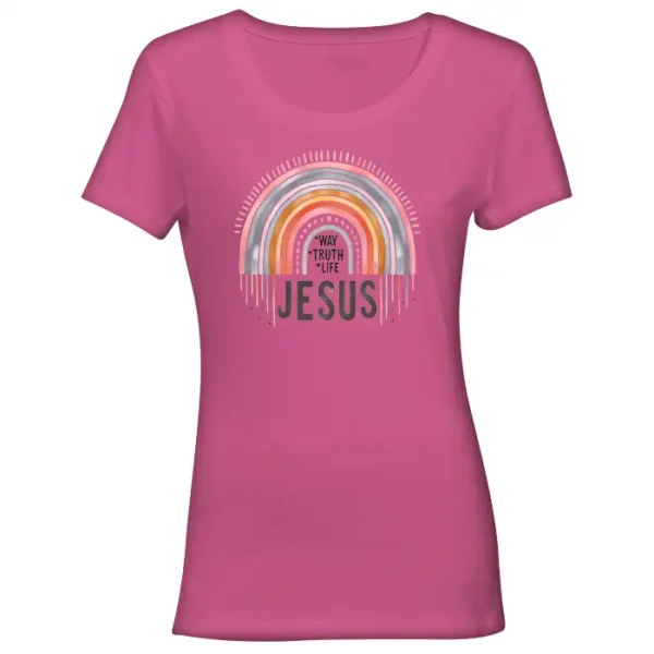 100% Cotton Ladies T-Shirt with Printed Design