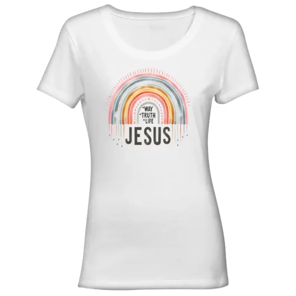 100% Cotton Ladies T-Shirt with Printed Design