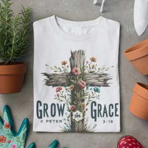 Grow in Grace -Printed Ladies summer T-Shirt